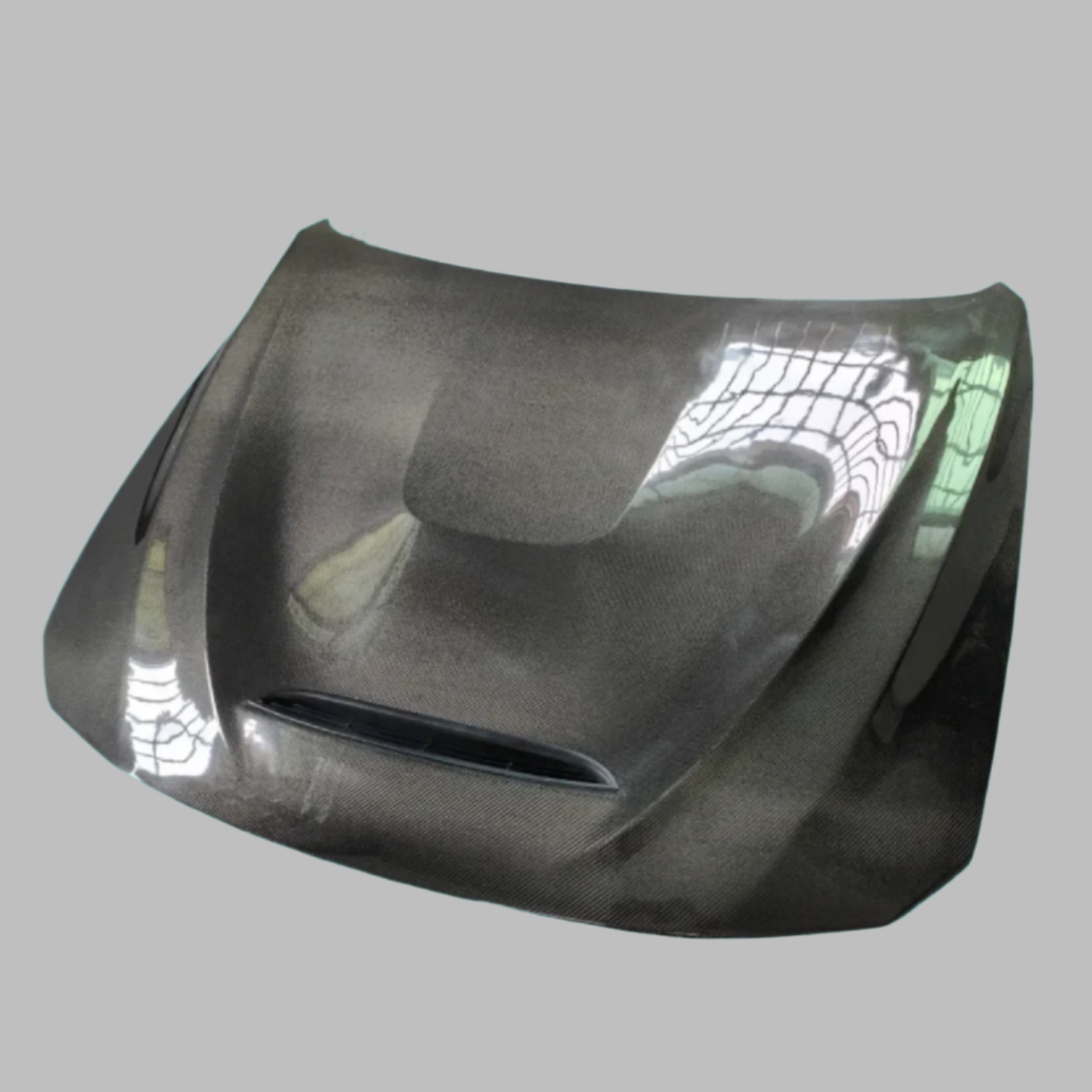 Dry carbon fiber F30 series GTS style hood / bonnet .