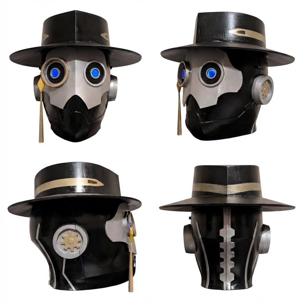Screwlum inspired mask (characters).