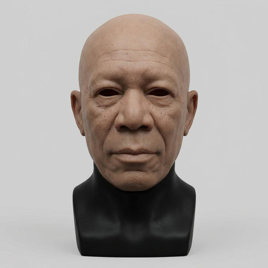 Custom realistic silicone mask - personalized full head mask, human likeness, monster, or character, handmade SFX cosplay