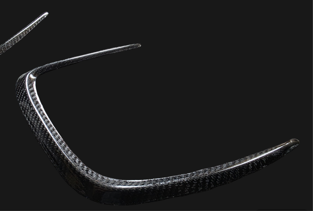 NEW DESIGN Custom BMW M3-M4 front hood Skirts