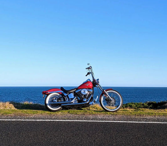 custom miniature car + miniature motorcycle