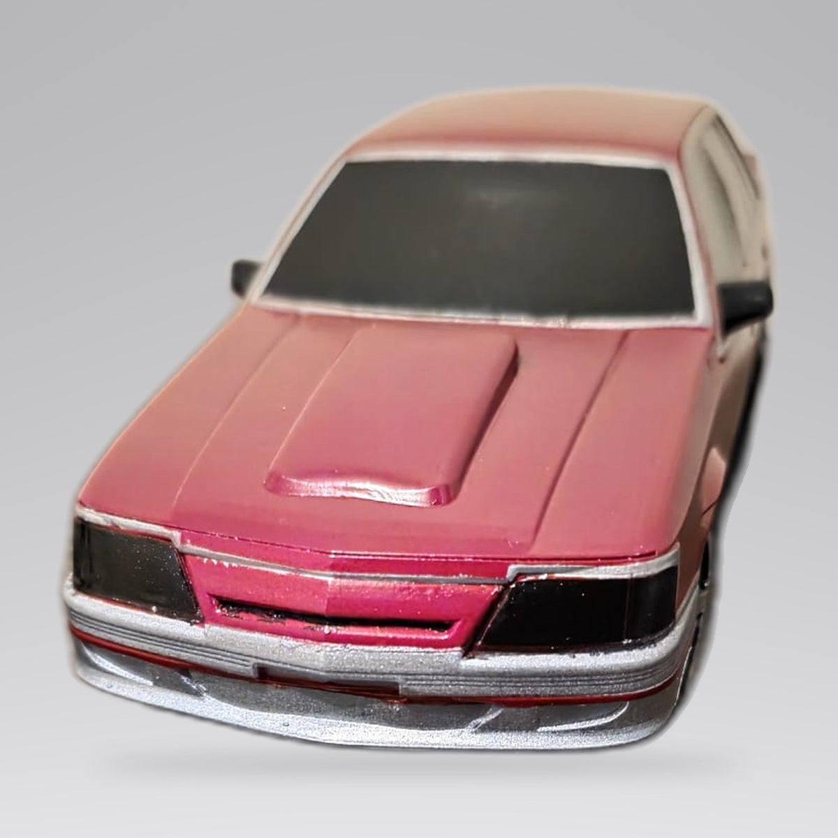 Holden Commodore VK Miniature (Red and Grey)