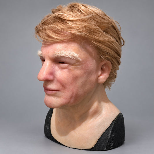 Hyper-Realistic Handmade Silicone Head – Donald Trump V2