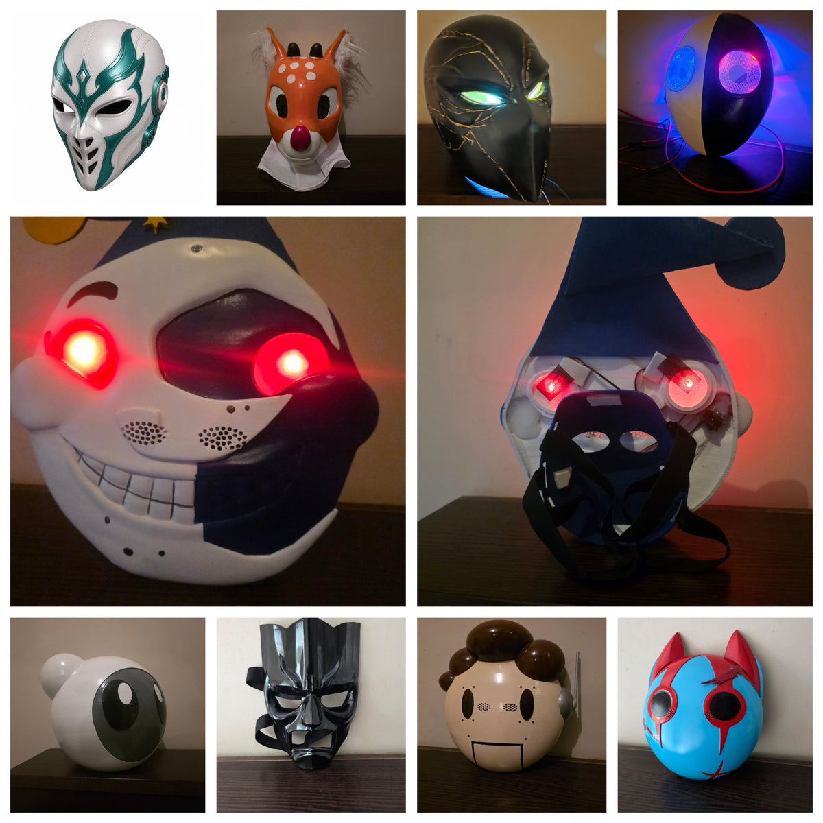 Designed masks (your own idea).