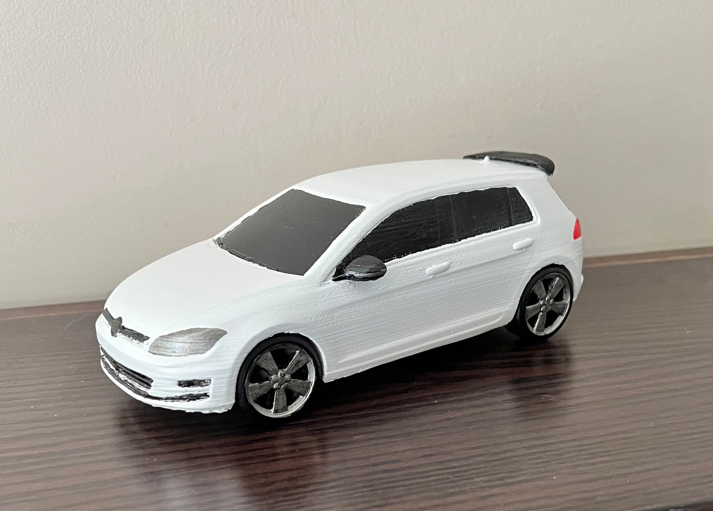 3d printed miniature car painted (any model).