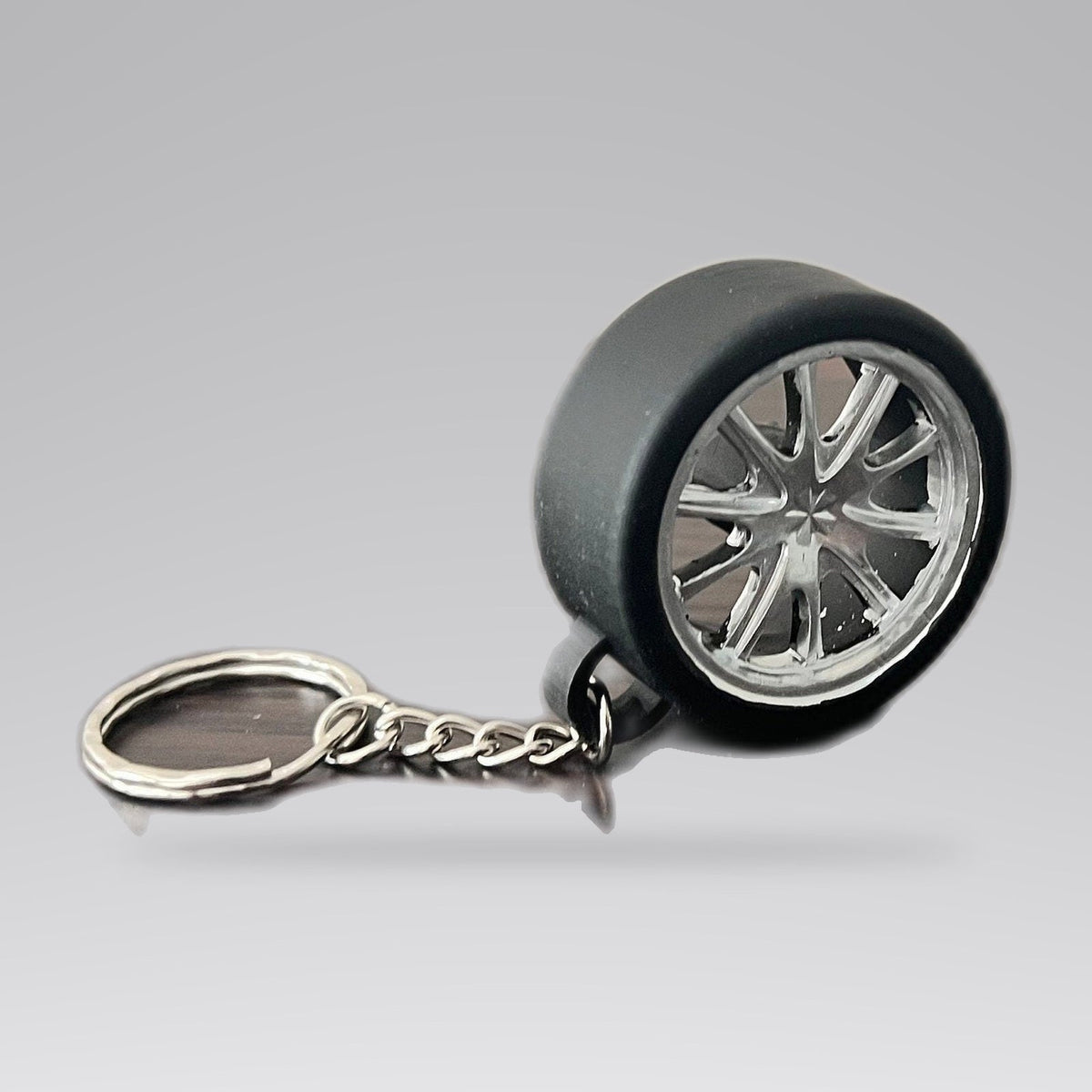 Custom Car Wheel Keychain