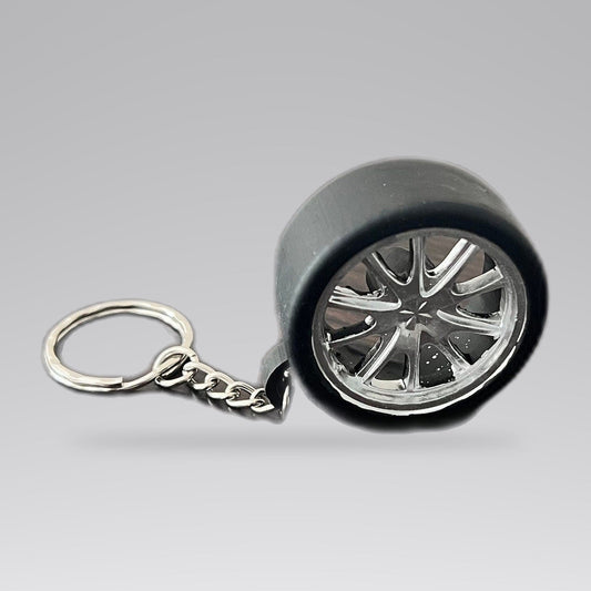 Custom Car Wheel Keychain
