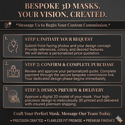 high definition 3d printed mask design with a custom-made hoodie