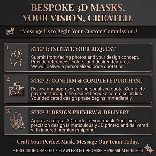 High-Definition 3D Printed Mask with Custom Hoodie