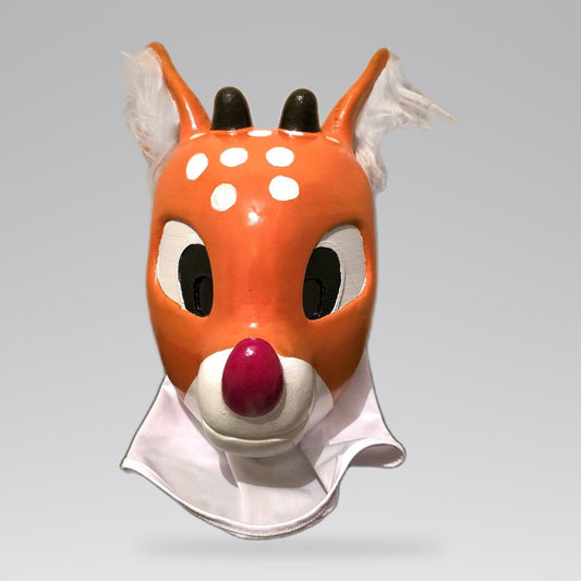 3D Printed Reindeer Mask – Custom Colours