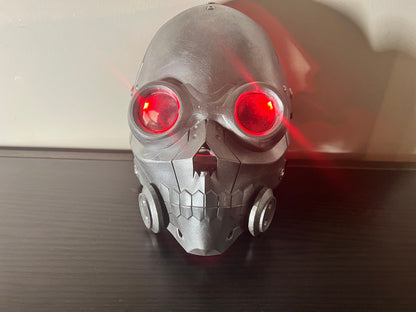 Custom version Resin printed Death Gun mask inspired from the SAO anime (led version)
