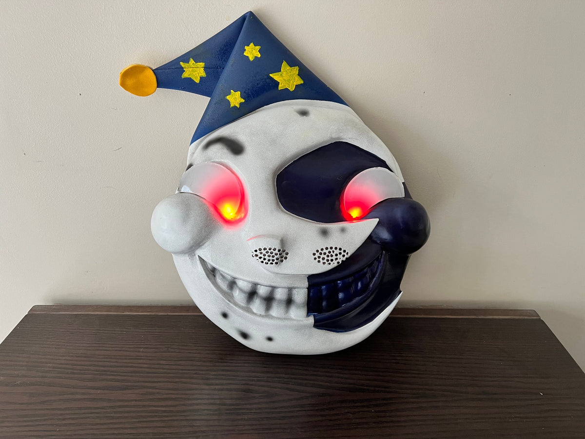 3D Printed Sundrop/Moondrop Mask – FNAF Costume, Clear Vision