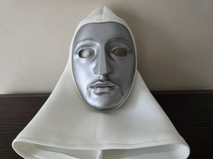 king baldwin mask with hoodie