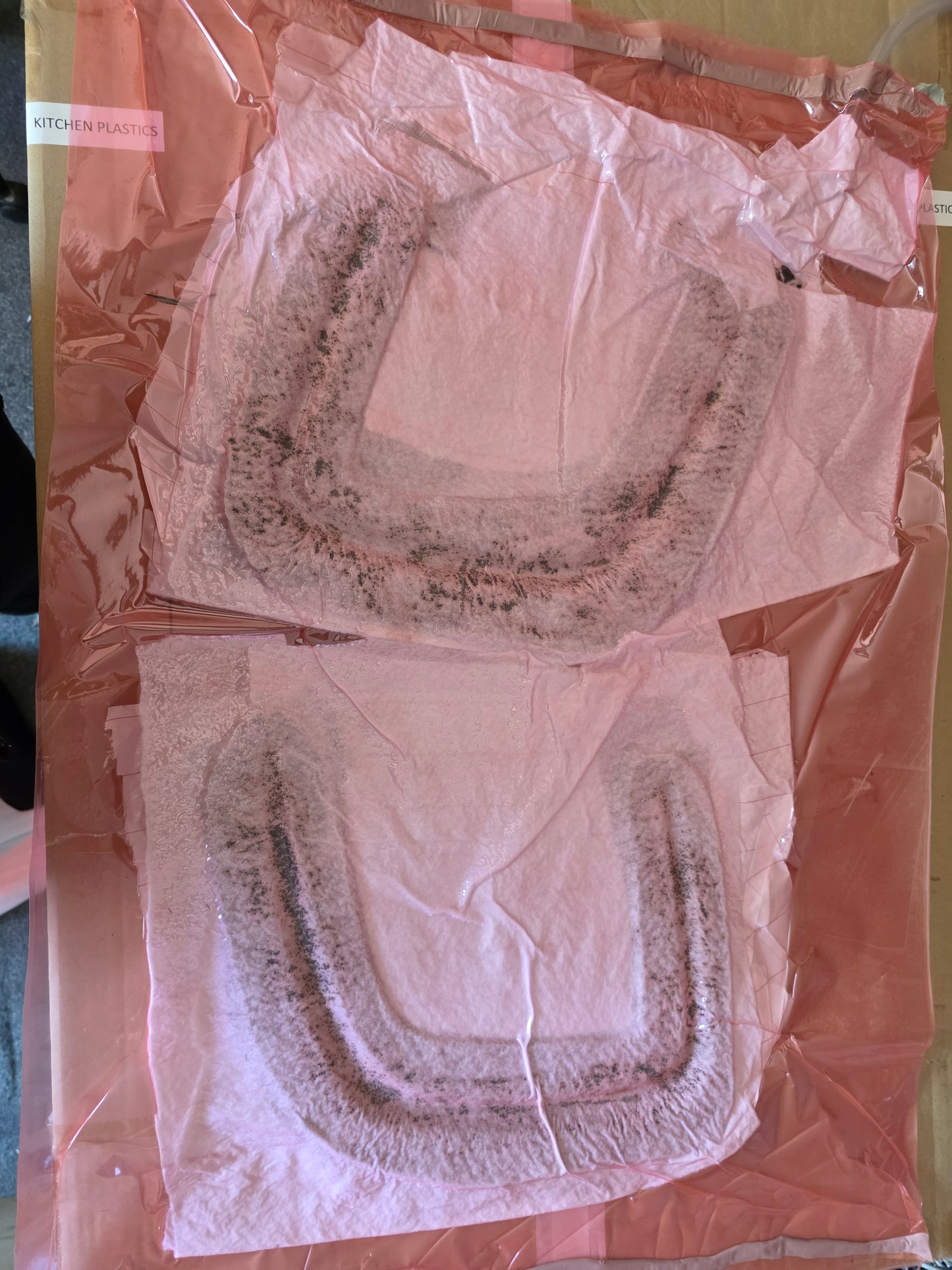 Dry carbon fiber G80 hood skirts / bonnet skirts.