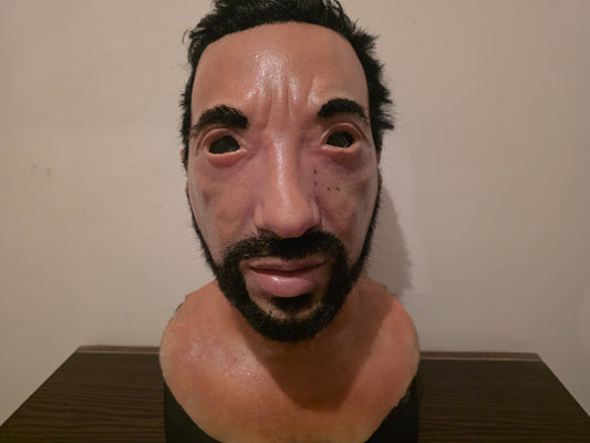 Custom realistic silicone mask - personalized full head mask, human likeness, monster, or character, handmade SFX cosplay (Copy)