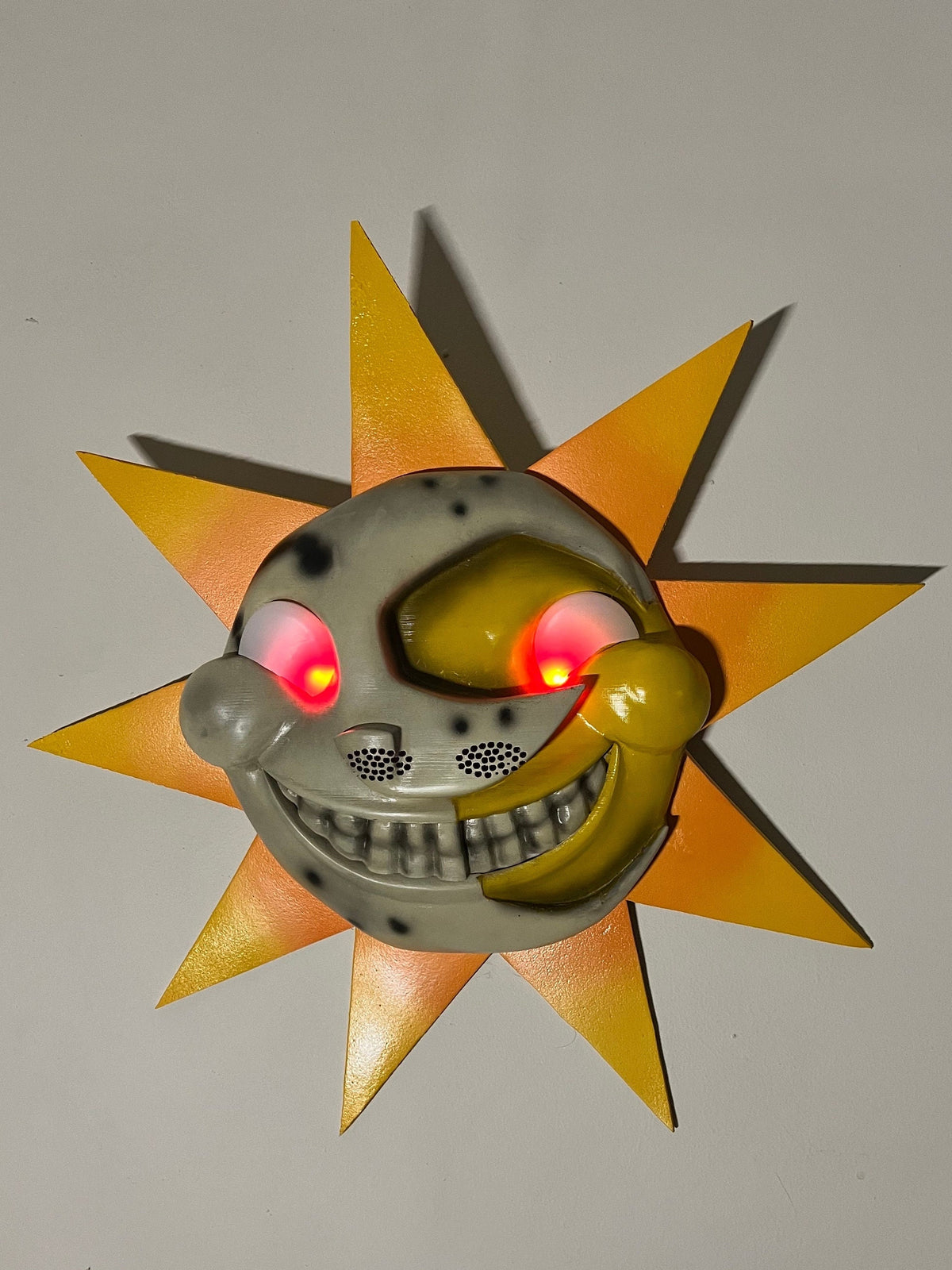 3D Printed Sundrop/Moondrop Mask – FNAF Costume, Clear Vision
