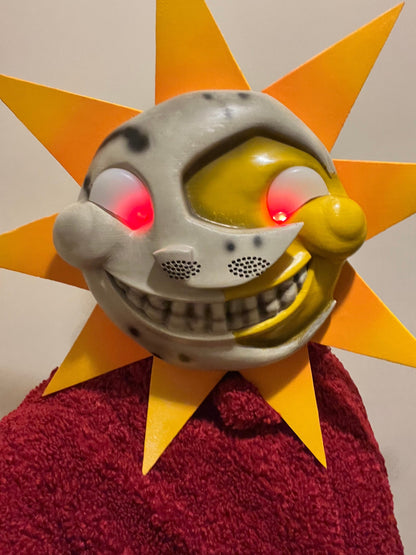 3D Printed Sundrop/Moondrop Mask – FNAF Costume, Clear Vision
