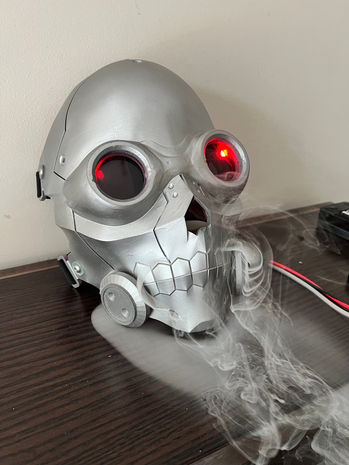 Resin printed Death Gun mask inspired from the SAO anime .