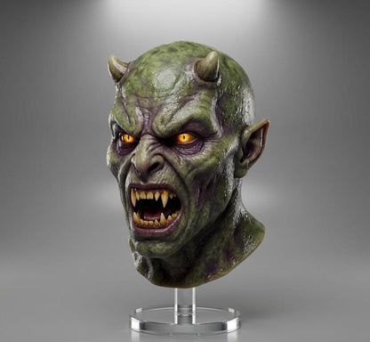 Custom realistic silicone mask - personalized full head mask, human likeness, monster, or character, handmade SFX cosplay