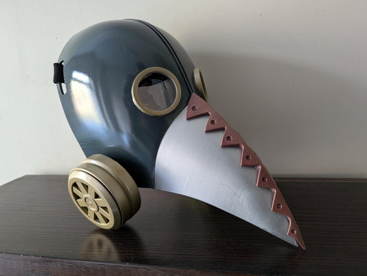 Steampunk plague doctor inspired mask