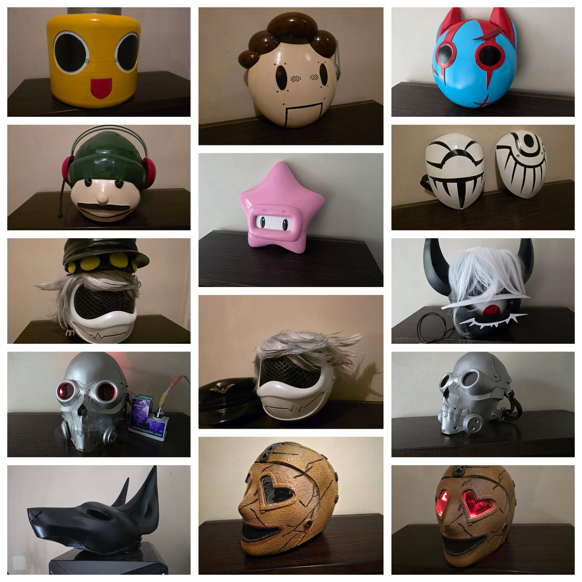 Custom Designed masks (Commission).