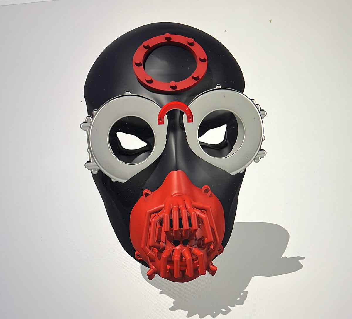 Steampunk inspired 3d printed helmet new 3d design mask.