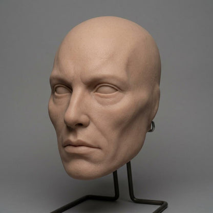 Custom realistic silicone mask - personalized full head mask, human likeness, monster, or character, handmade SFX cosplay