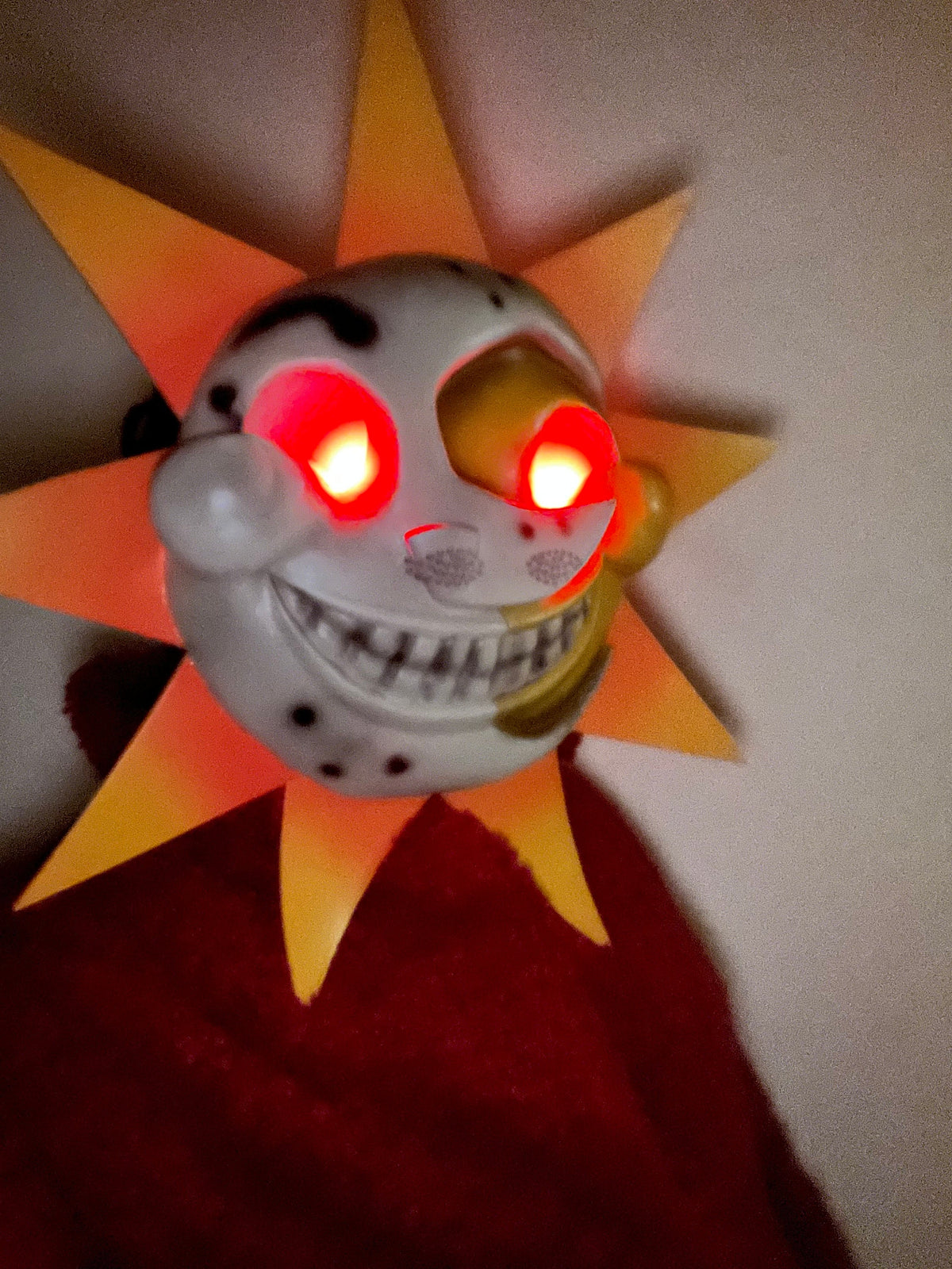 3D Printed Sundrop/Moondrop Mask – FNAF Costume, Clear Vision