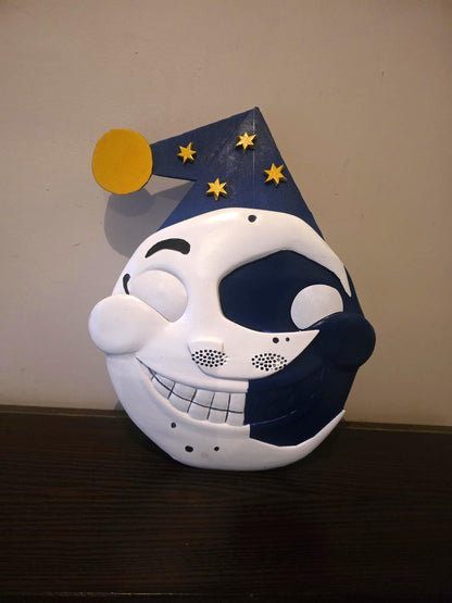 3D Printed Rotative Sundrop/Moondrop FNAF Mask with Eye Lights