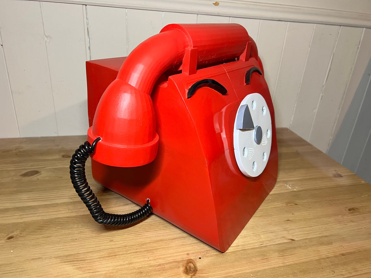Large life sized helmet The phone guy for cosplay fnaf.