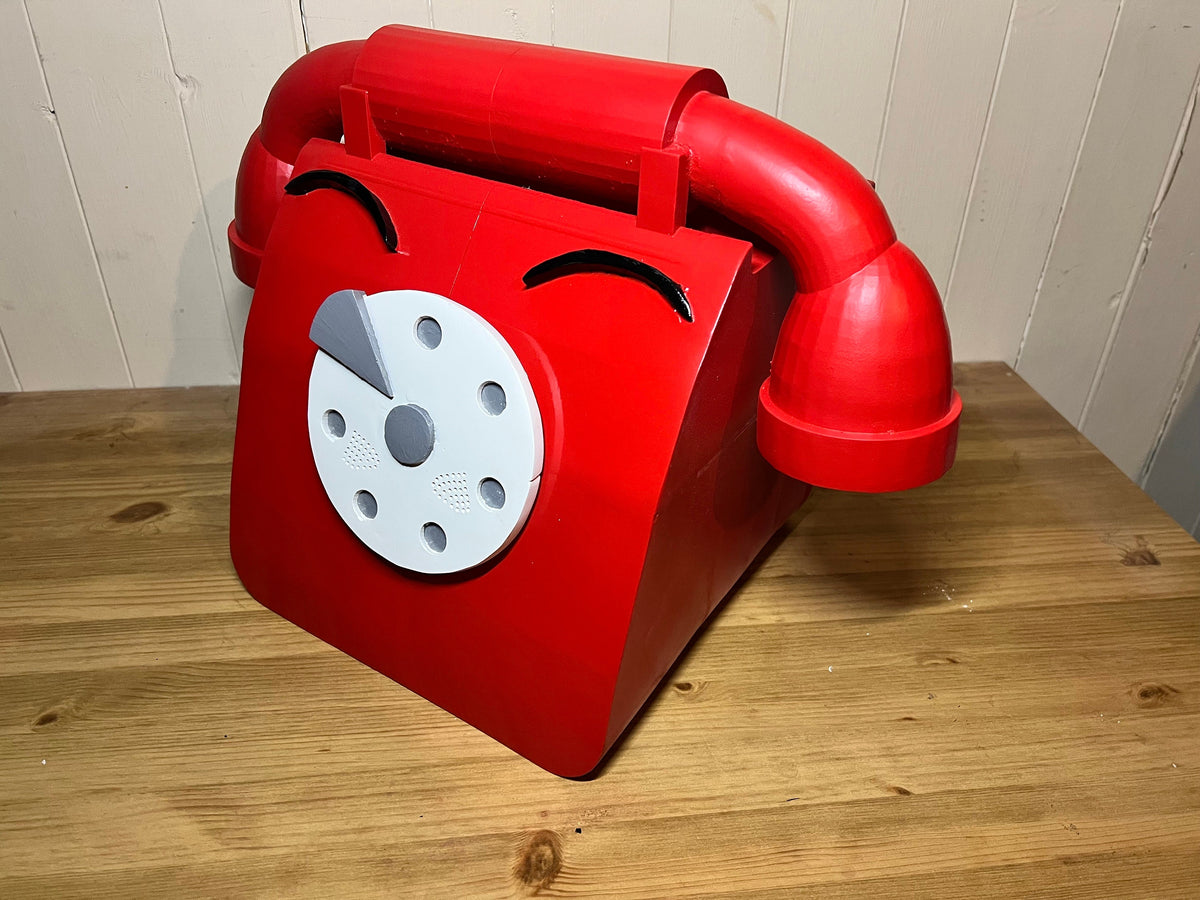 Large life sized helmet The phone guy for cosplay fnaf.