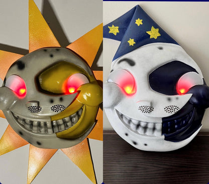 3D Printed Sundrop/Moondrop Mask – FNAF Costume, Clear Vision