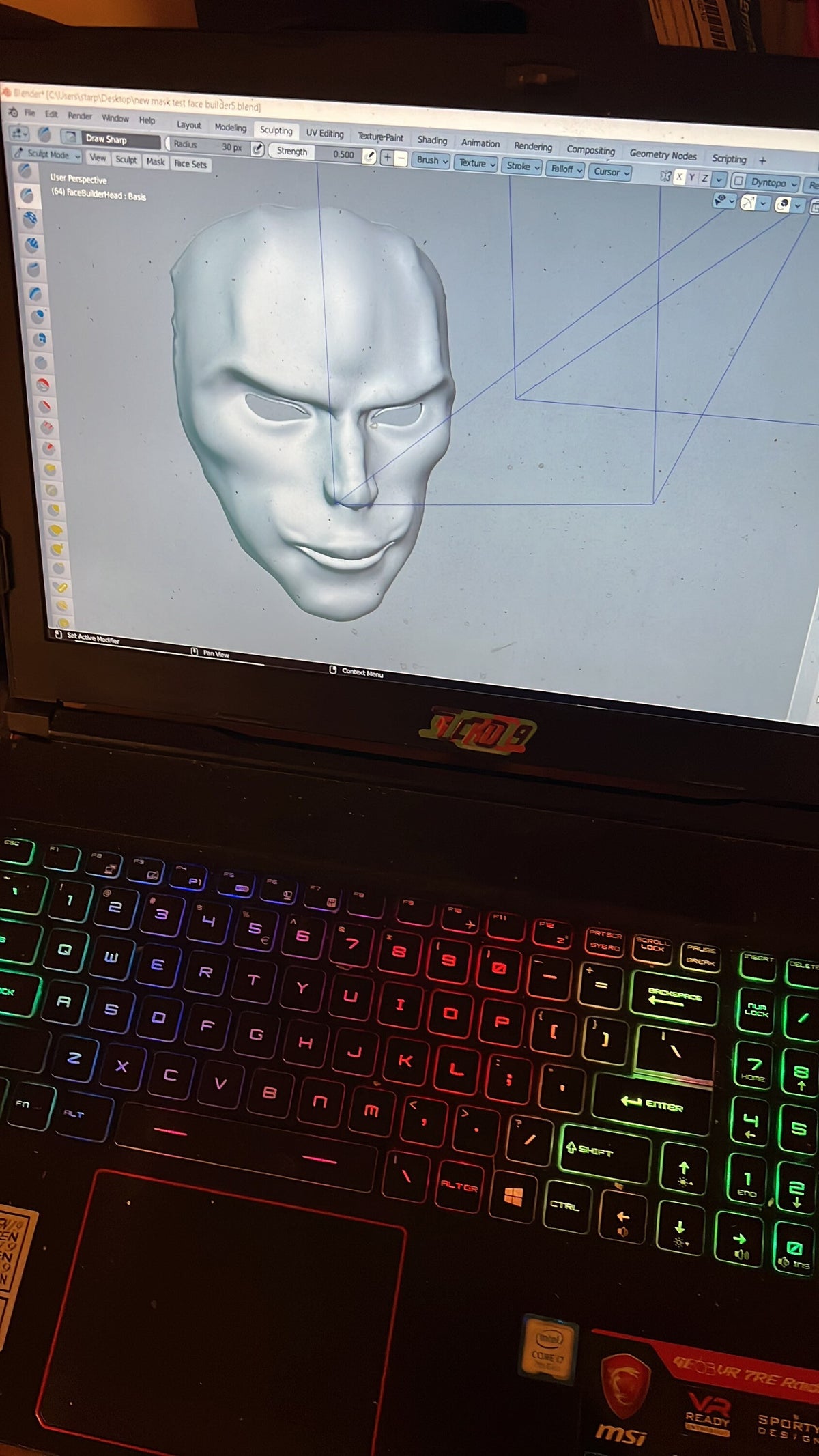 Designed masks (your own idea).