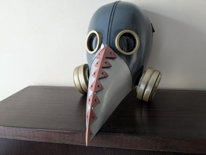 Steampunk plague doctor inspired mask