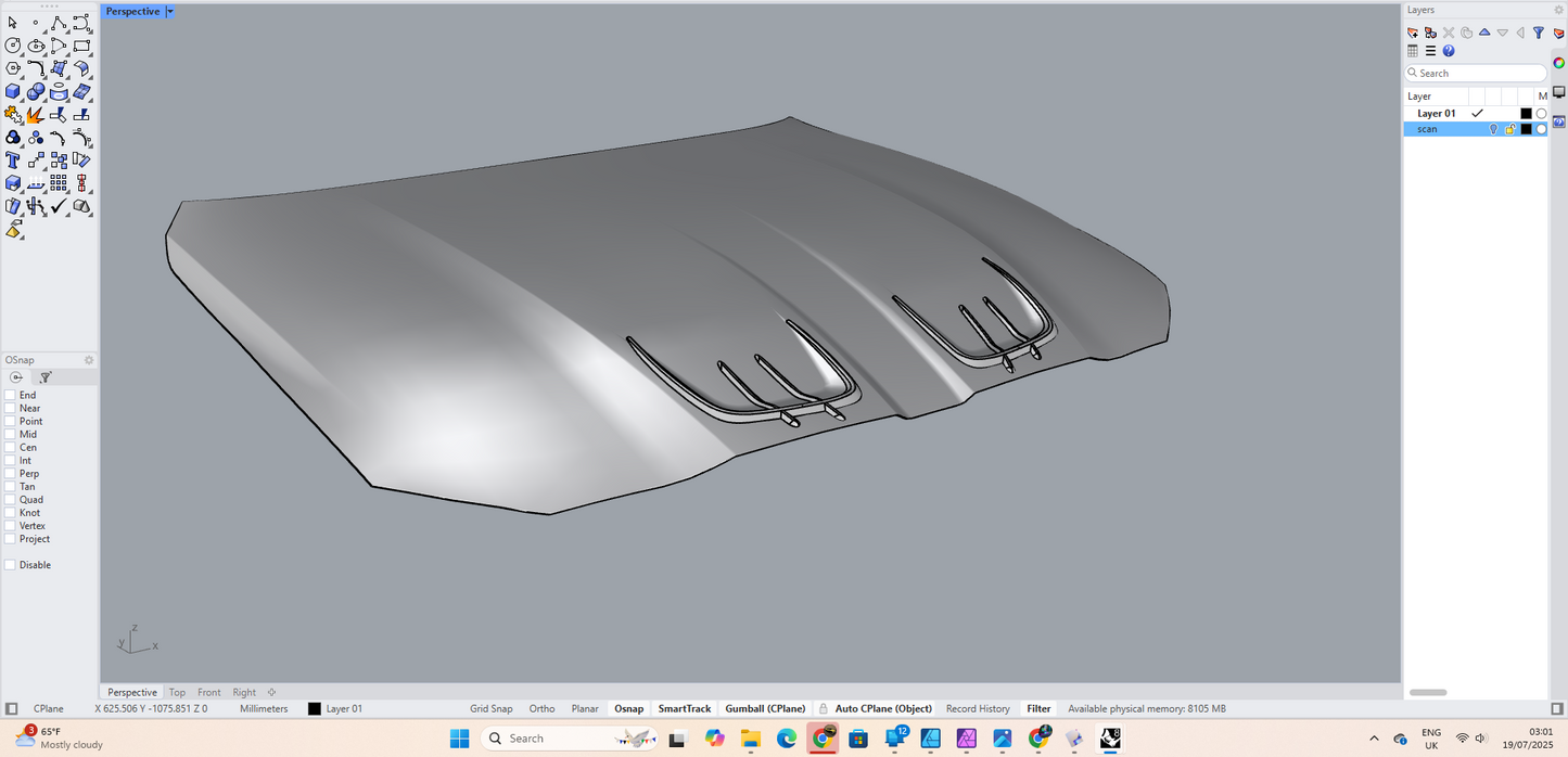 Custom parts making 3d design/ scan ( your own idea) "price estimation"