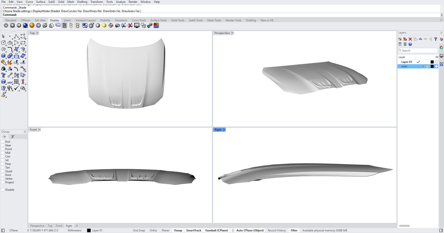 Custom parts making 3d design/ scan ( your own idea) "price estimation"