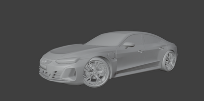 custom 20 cm Painted Audi E-tron GT