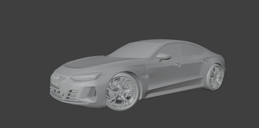 custom 20 cm Painted Audi E-tron GT