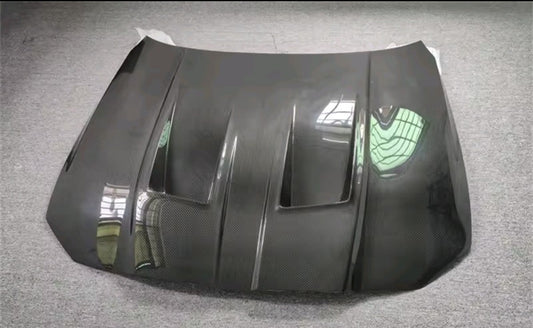 Dry carbon fiber G80 hood / bonnet .