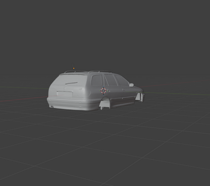 Custom 2003 peugeot 406 estate (12cm)