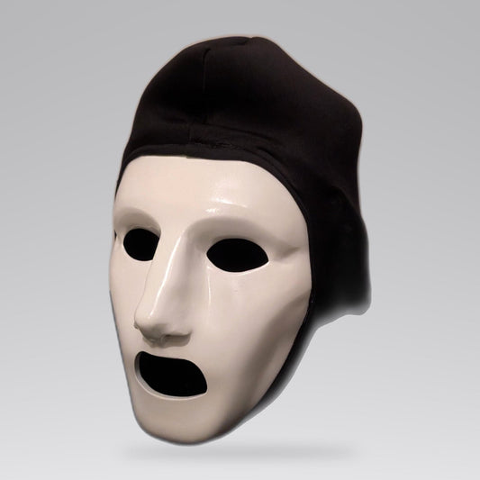 3D Printed Mask with Integrated Hoodie – Custom Design