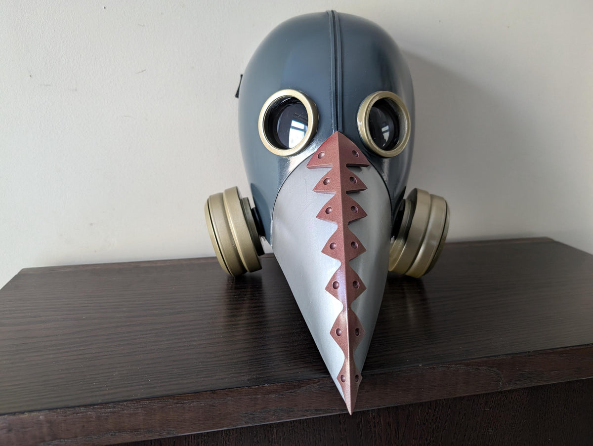 Steampunk plague doctor inspired mask