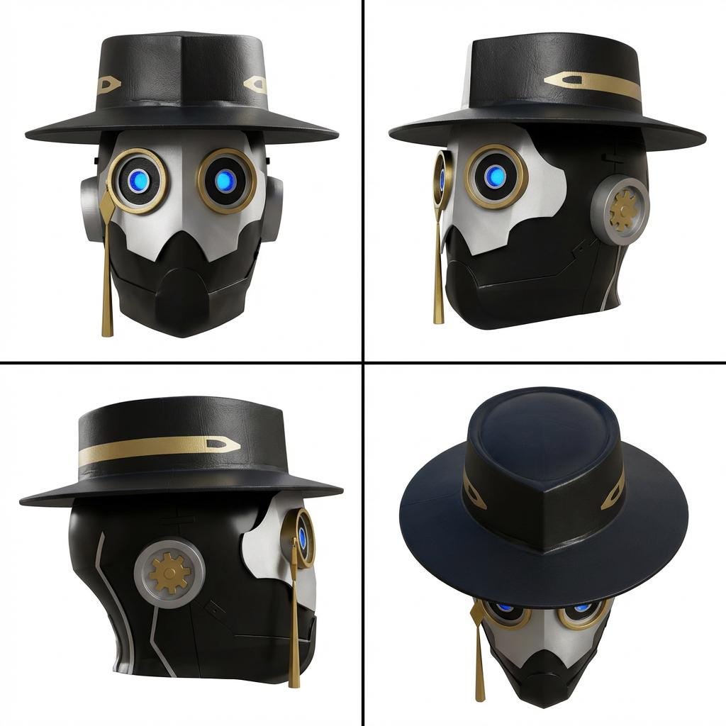 Screwlum inspired mask (characters).