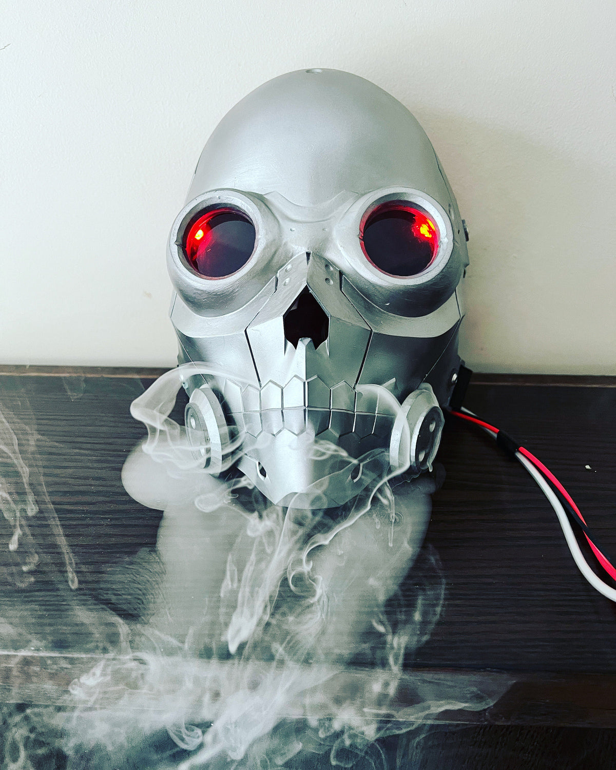 Resin printed Death Gun mask inspired from the SAO anime .