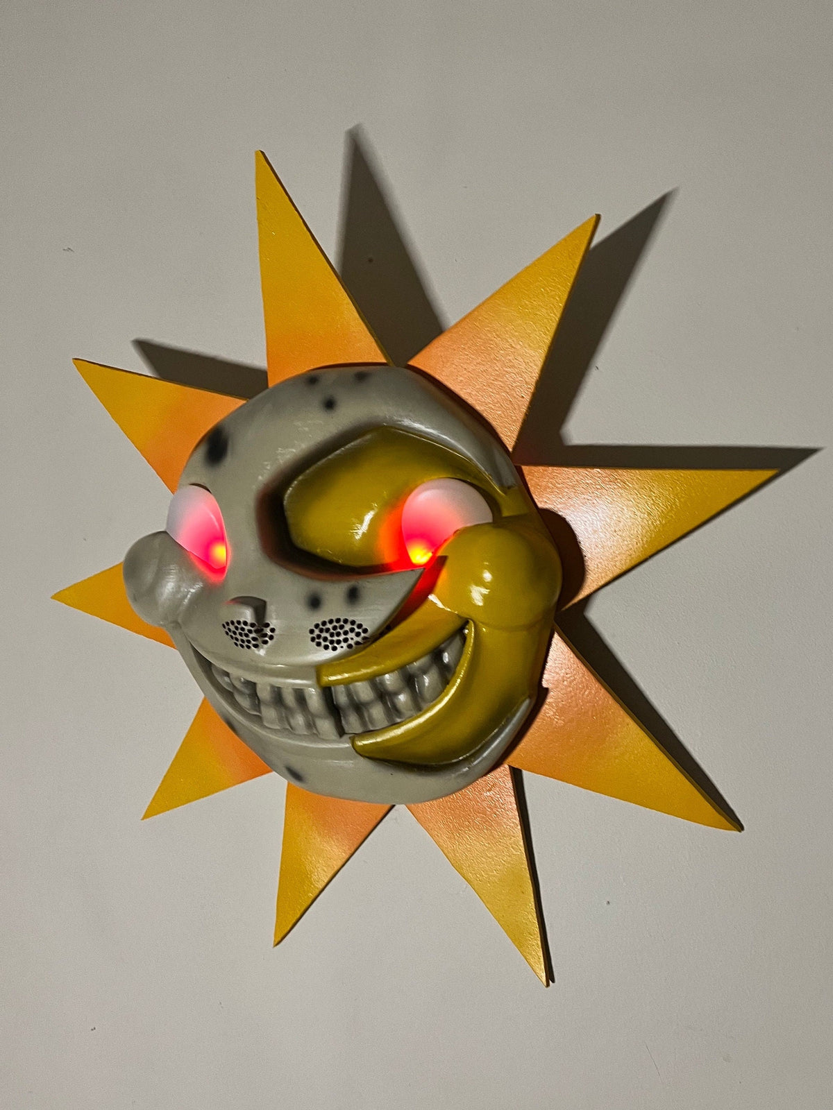 3D Printed Sundrop/Moondrop Mask – FNAF Costume, Clear Vision