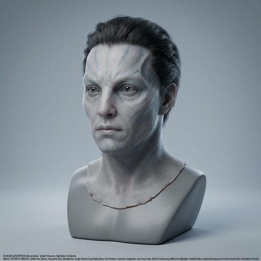 Custom realistic silicone mask - personalized full head mask, human likeness, monster, or character, handmade SFX cosplay