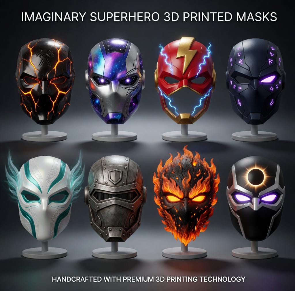 Designed masks (your own idea).