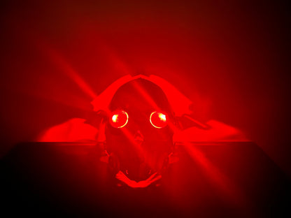 Resin printed Death Gun mask inspired from the SAO anime .