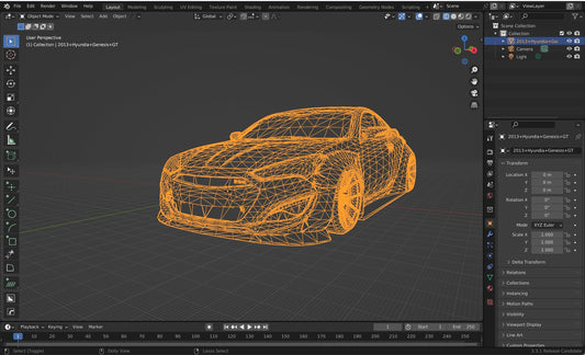 Custom Car 3D Design files (any car in stl )