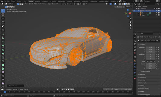 Custom Car 3D Design files (any car in stl )